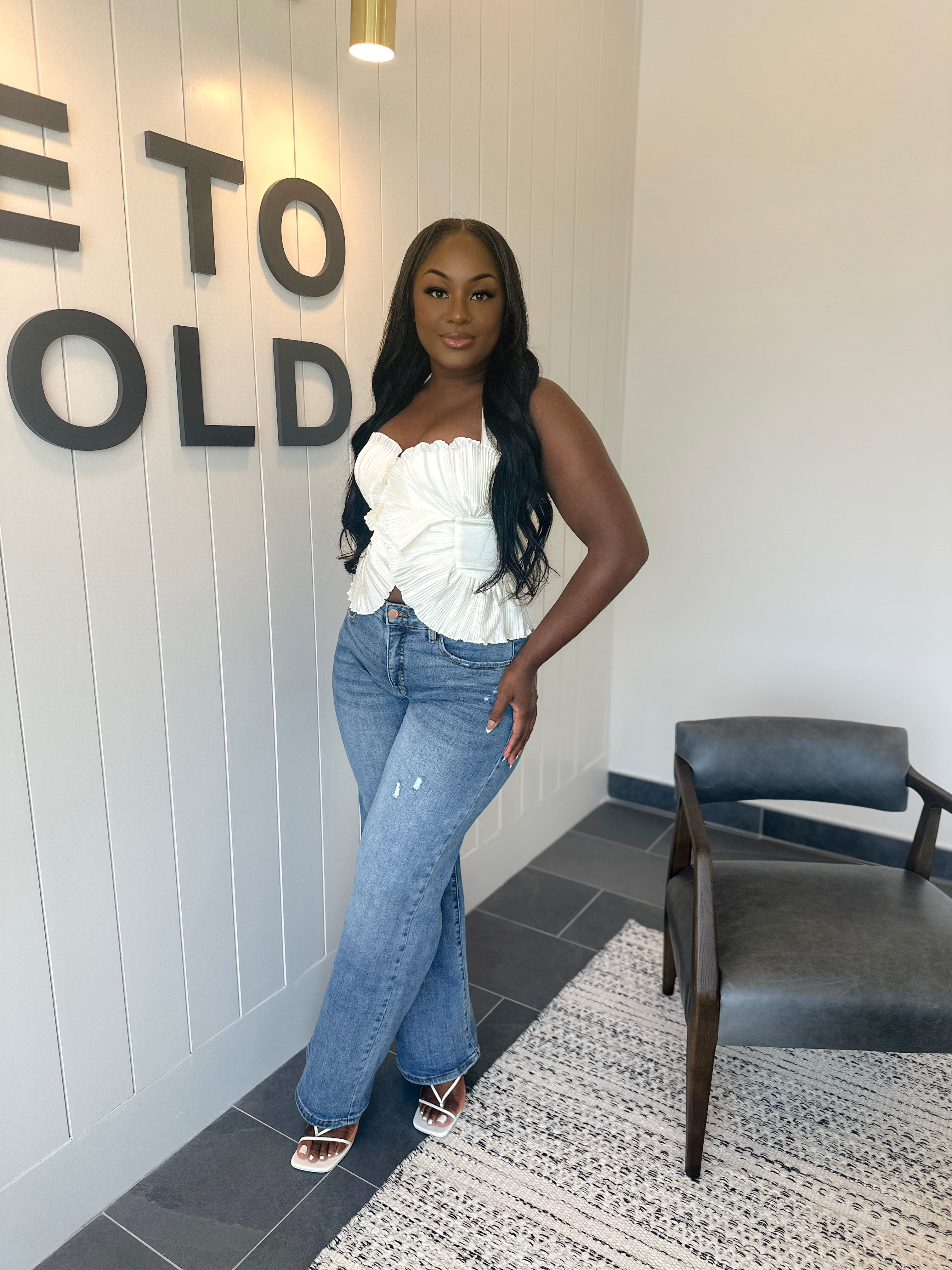 EVERY ERA HIGH RISE WIDE LEG JEANS (MEDIUM WASH)