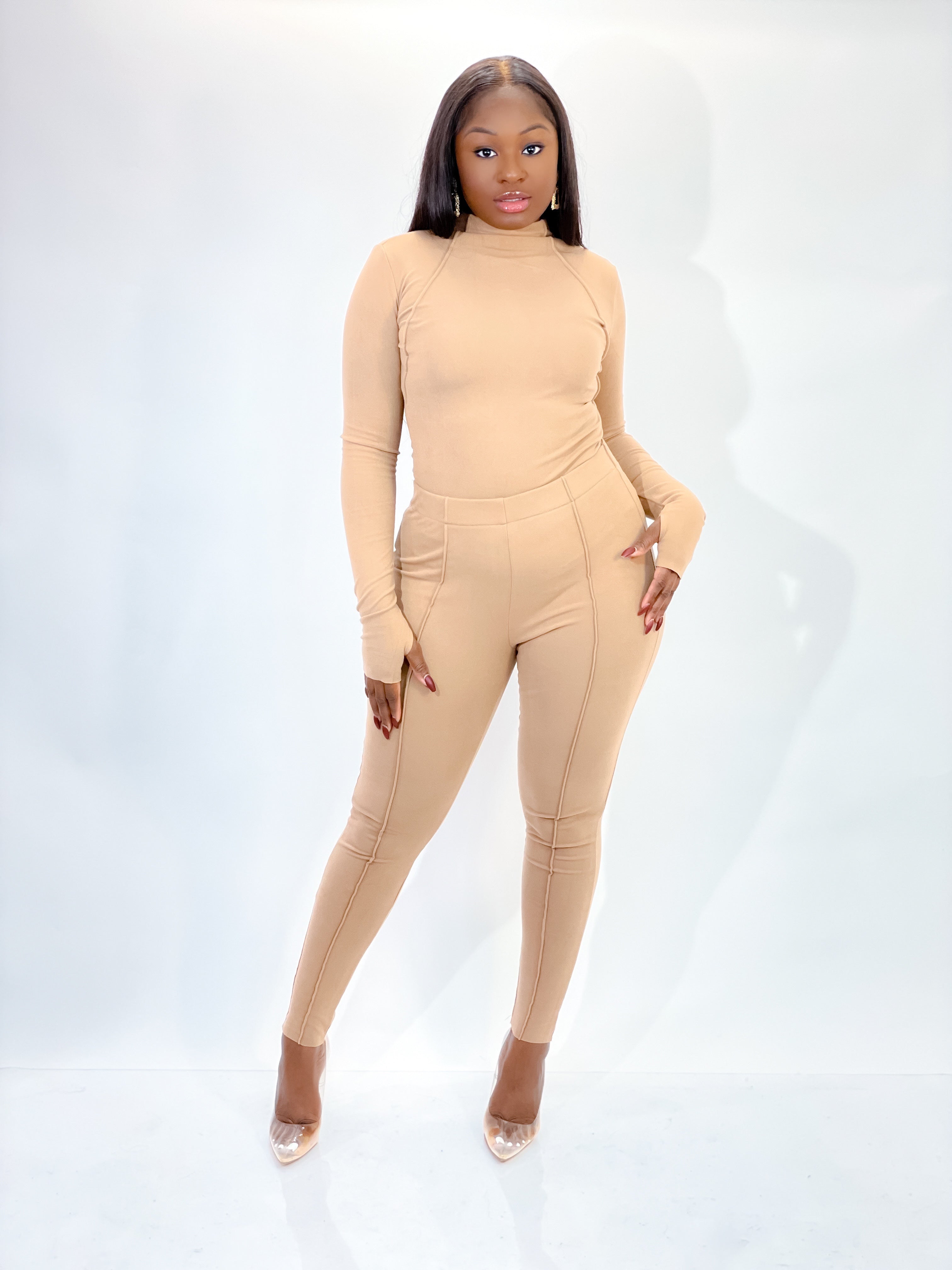 SET THE TONE PANTS SET (FINAL SALE).