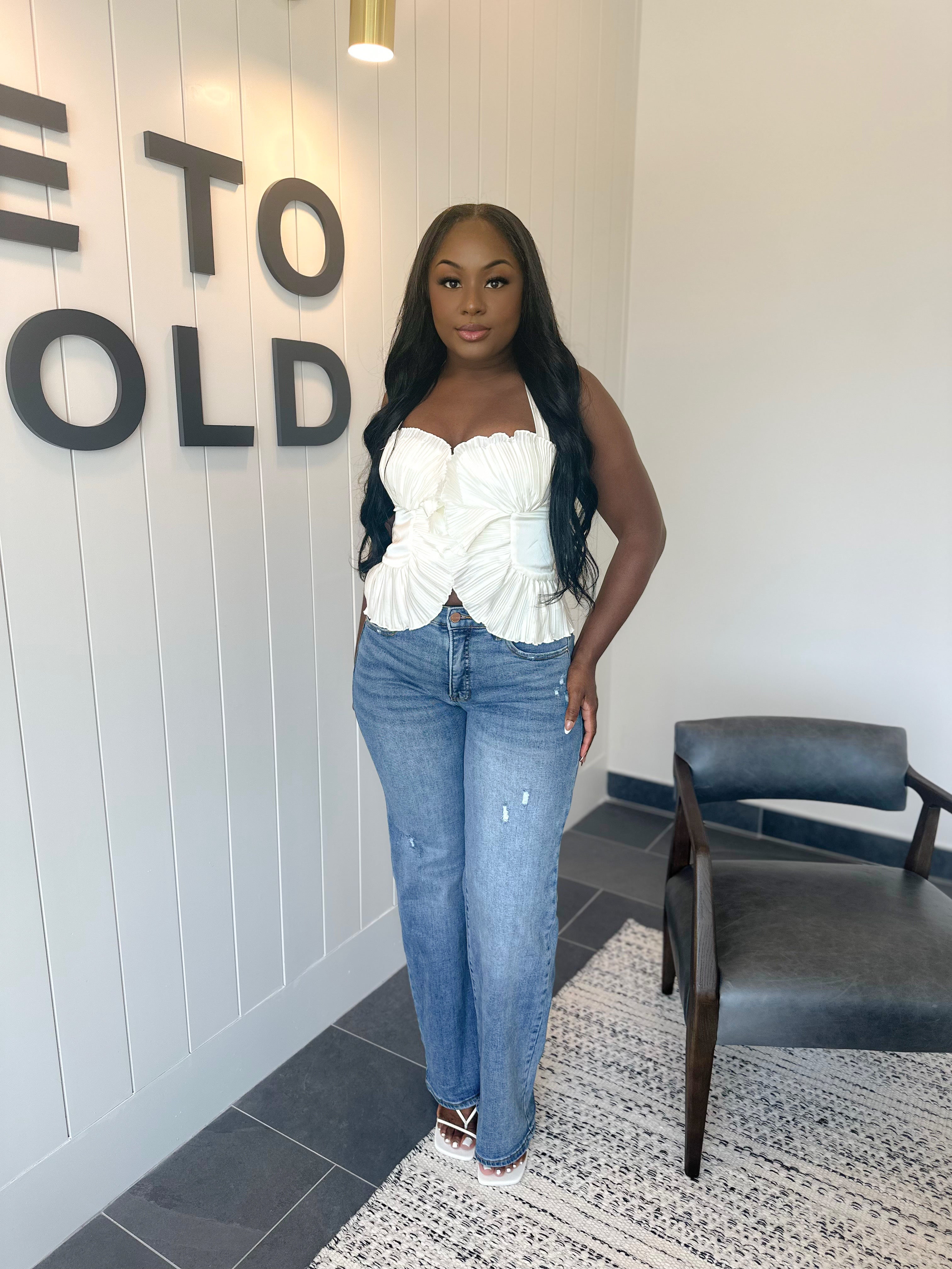 EVERY ERA HIGH RISE WIDE LEG JEANS (MEDIUM WASH)