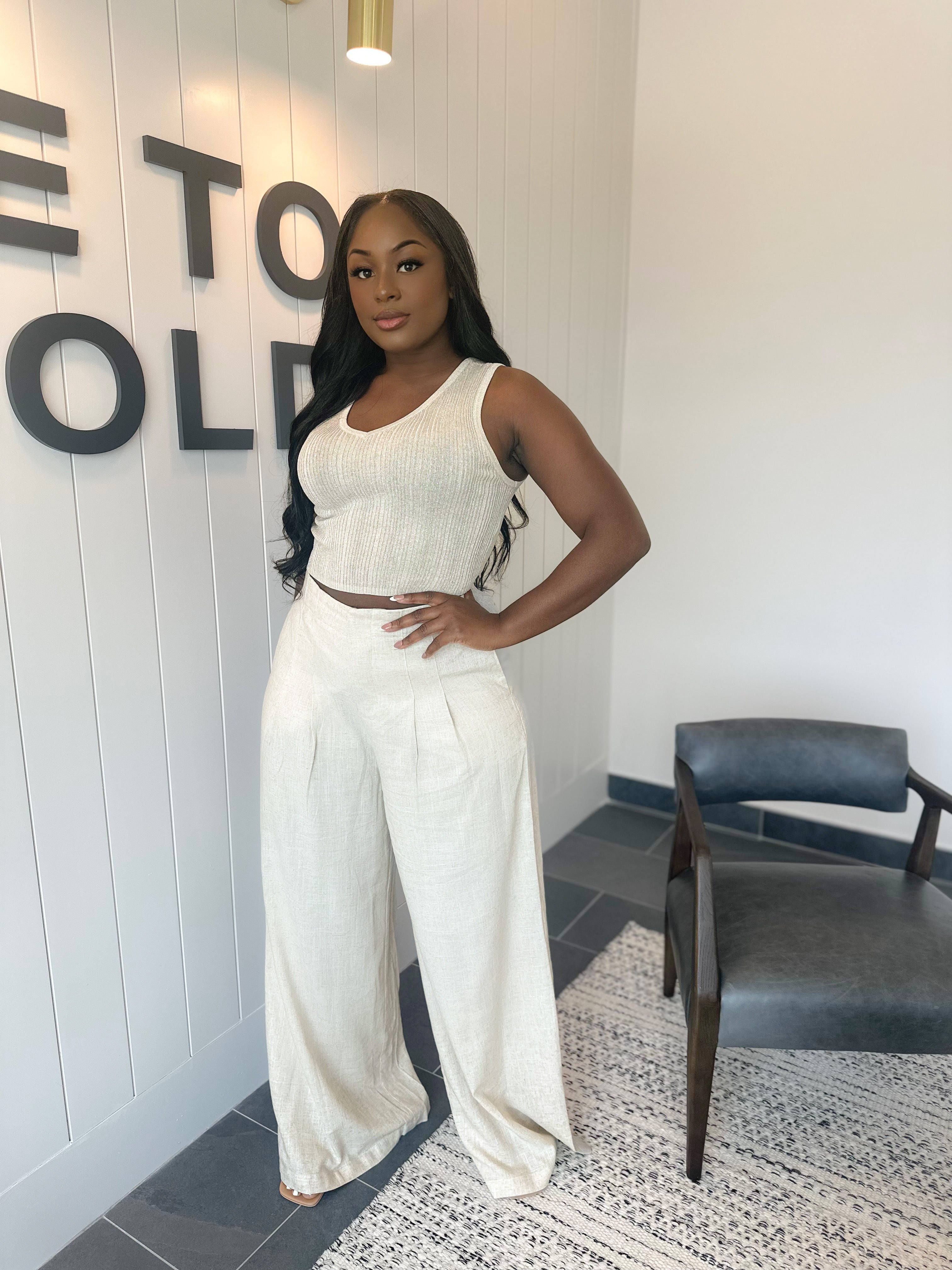 OFF DUTY ICON KNIT PANTS SET