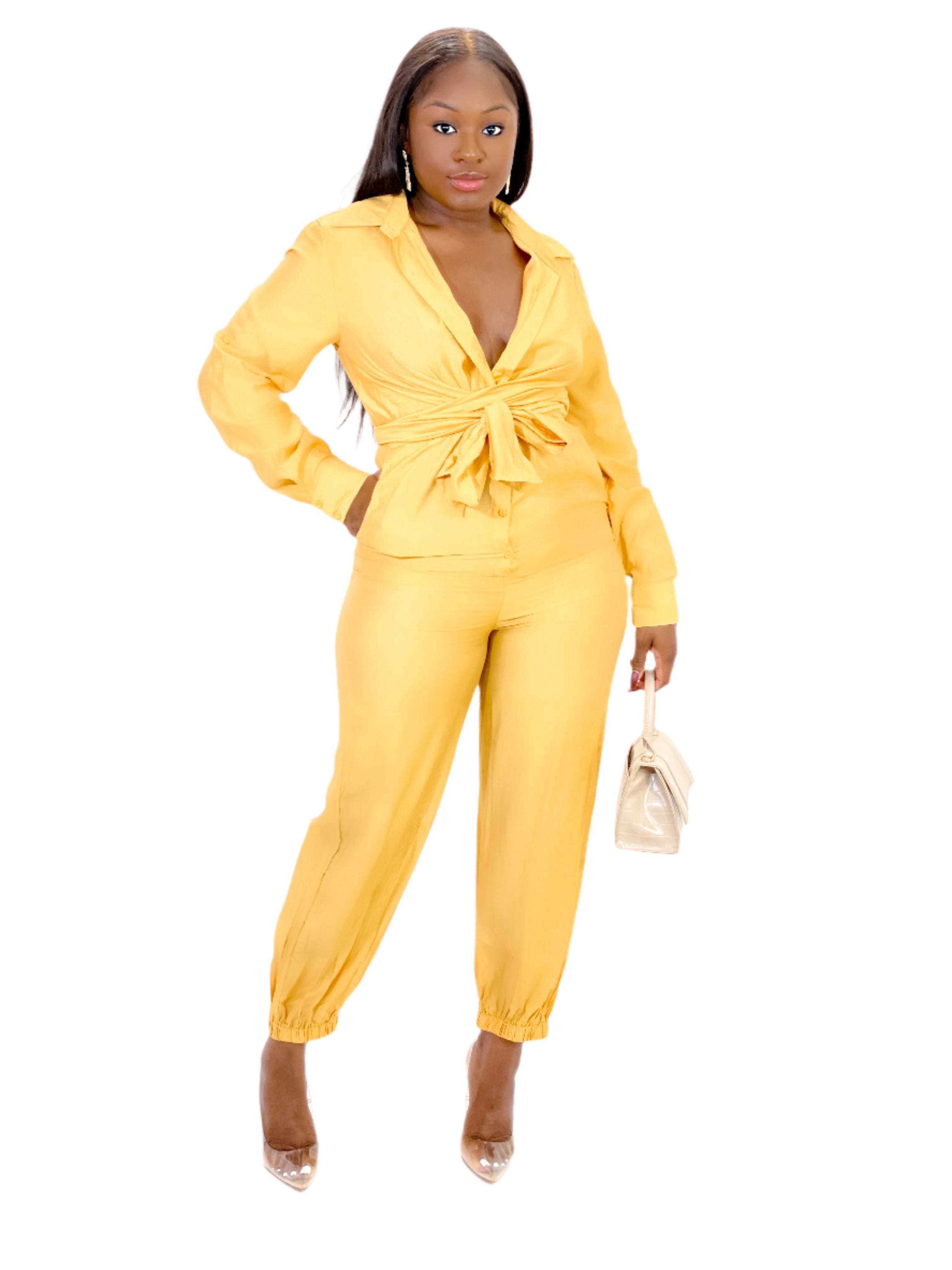 IT'S A WRAP BELTED JUMPSUIT (FINAL SALE)