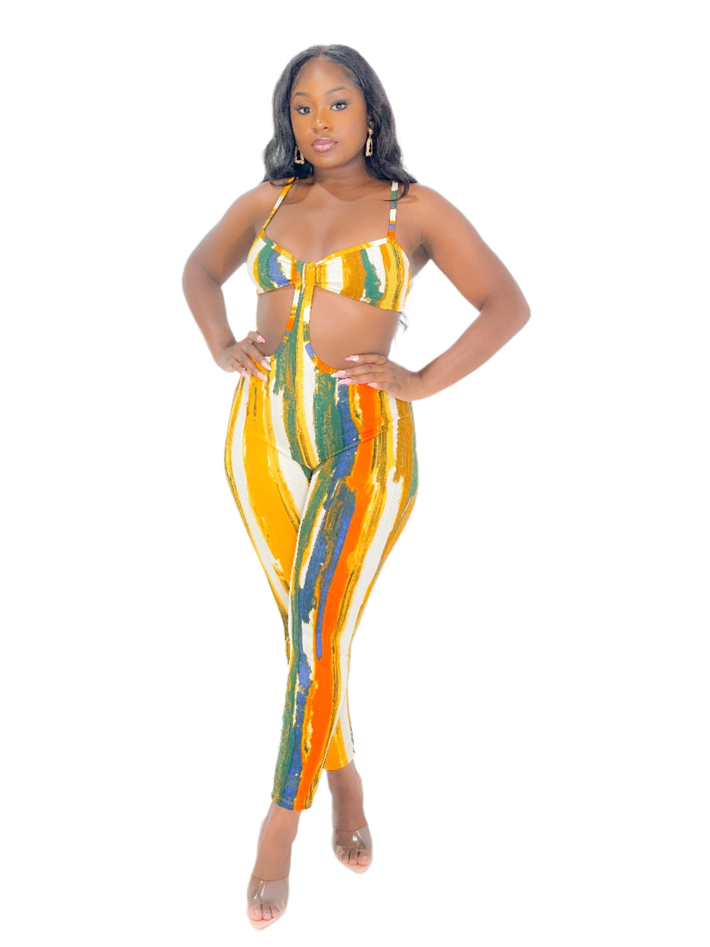 CLOSE ENOUGH MULTI CUTOUT JUMPSUIT (FINAL SALE).