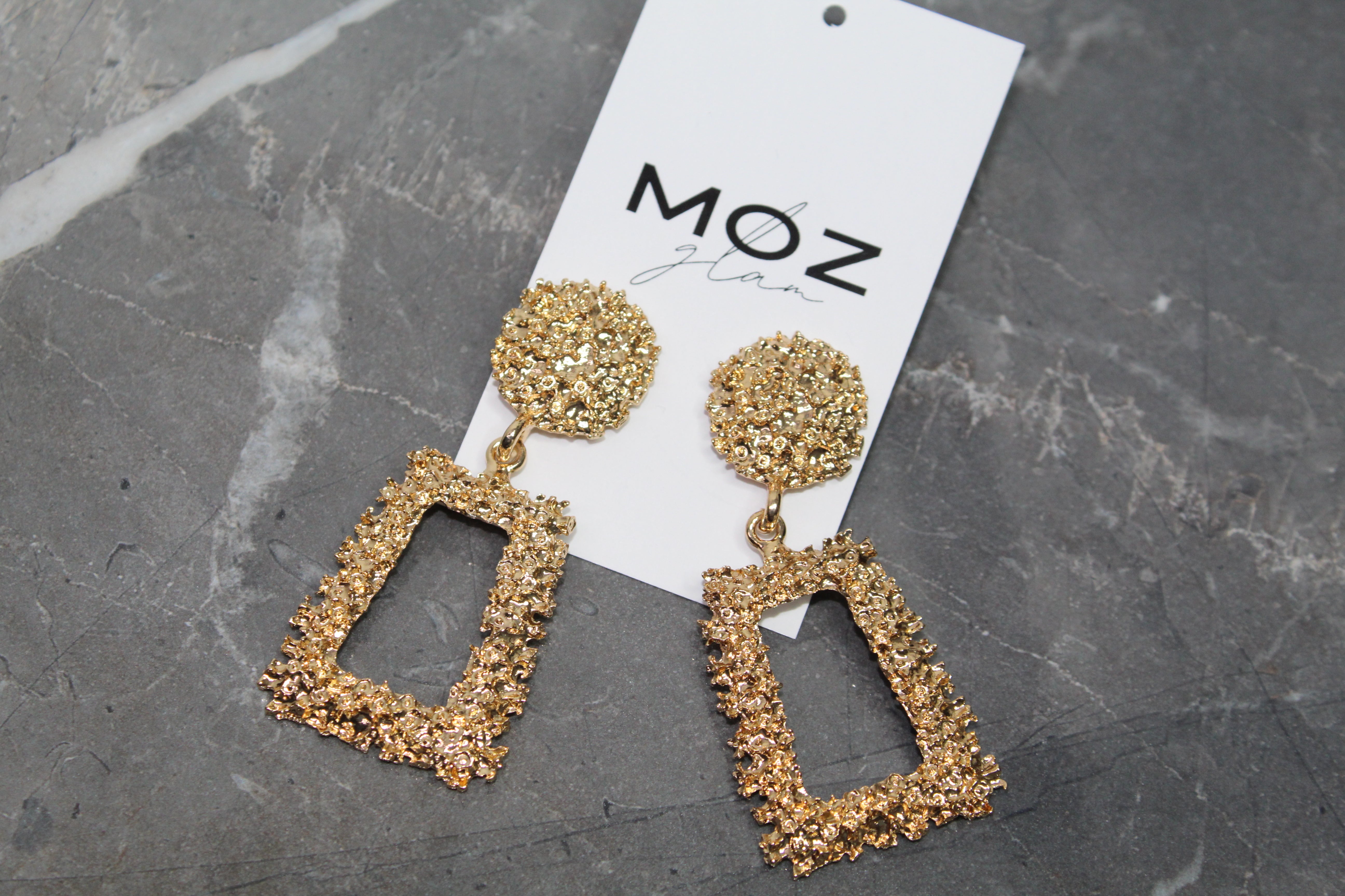 "FOHNA" GOLD EARRINGS - Moz Glam